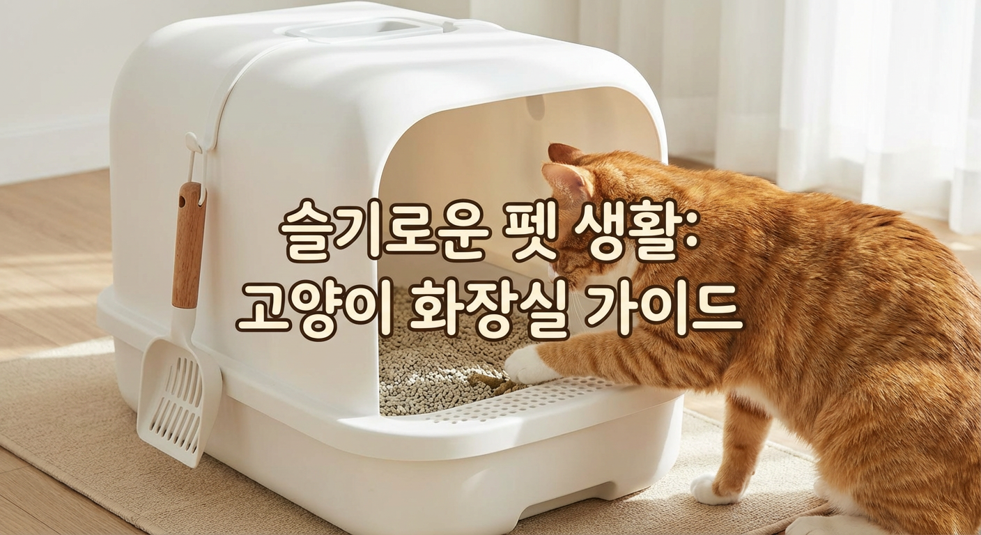 초보 집사 필독: 고양이 화장실 훈련 완벽 가이드
